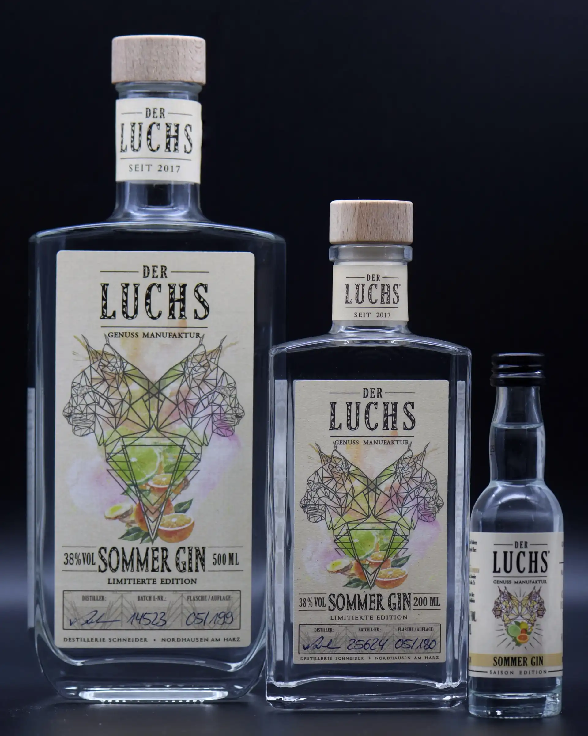 SOMMER GIN – jetzt auch als 40ml Probier-Fläschchen