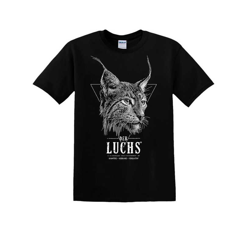 Maxi Luchs Kopf T-Shirt